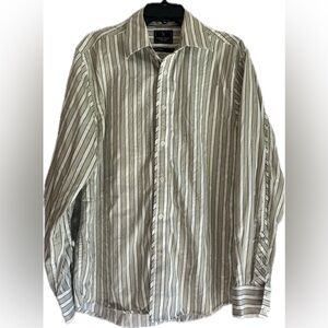 Marc Ecko Black and White Casual Button Down Shirt SALE
